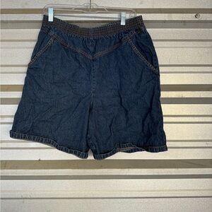 Blair Navy Jean Shorts